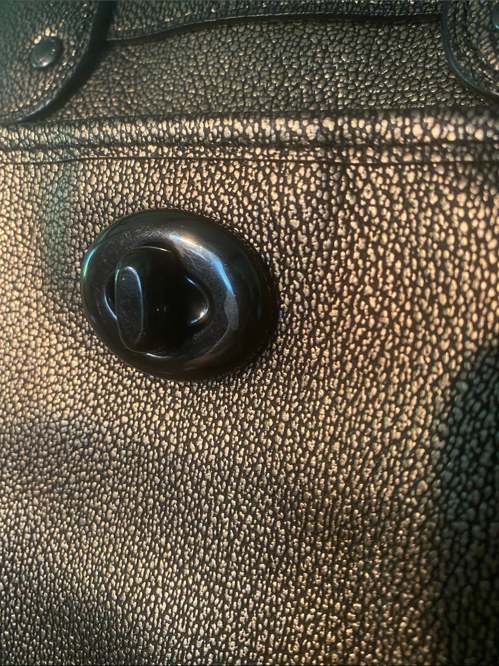 Coach Rhyder 24 Satchel Shoulder Crossbody Bag in Metallic Gunmetal Leather - Picture 15 of 16